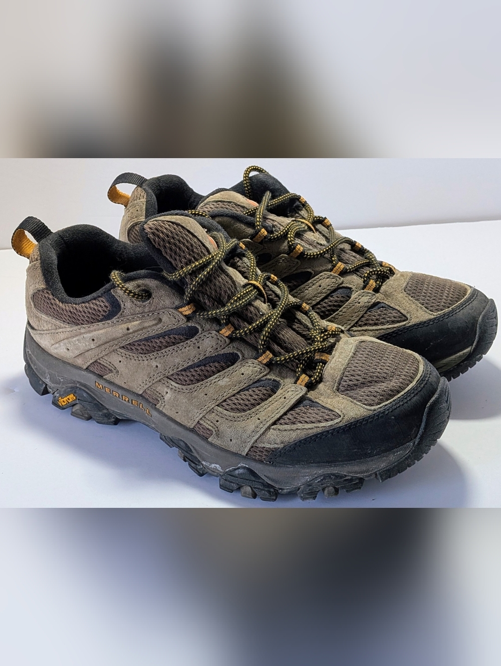 Merrell Moab 3 Waterproof Hiking Shoes Walnut J037989 Men’s Size 10 Wide